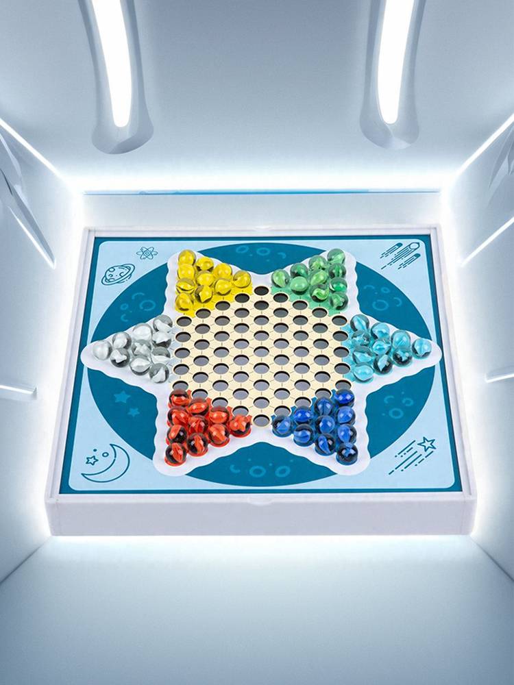 Flying chess checked multi -function game chess wooden fifth son chess fighting beast adult children student student puzzle toys