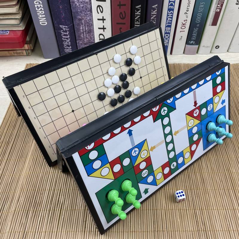 Large magnetic flying chess+Wuzi chess (28cm)