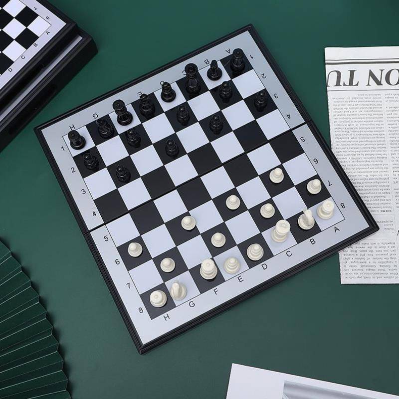 Wuzi Battle toy Desktop Game Chess Function Wuzi Chessboard Large Scholars Primary School Study Chinese Chess and Card Folding