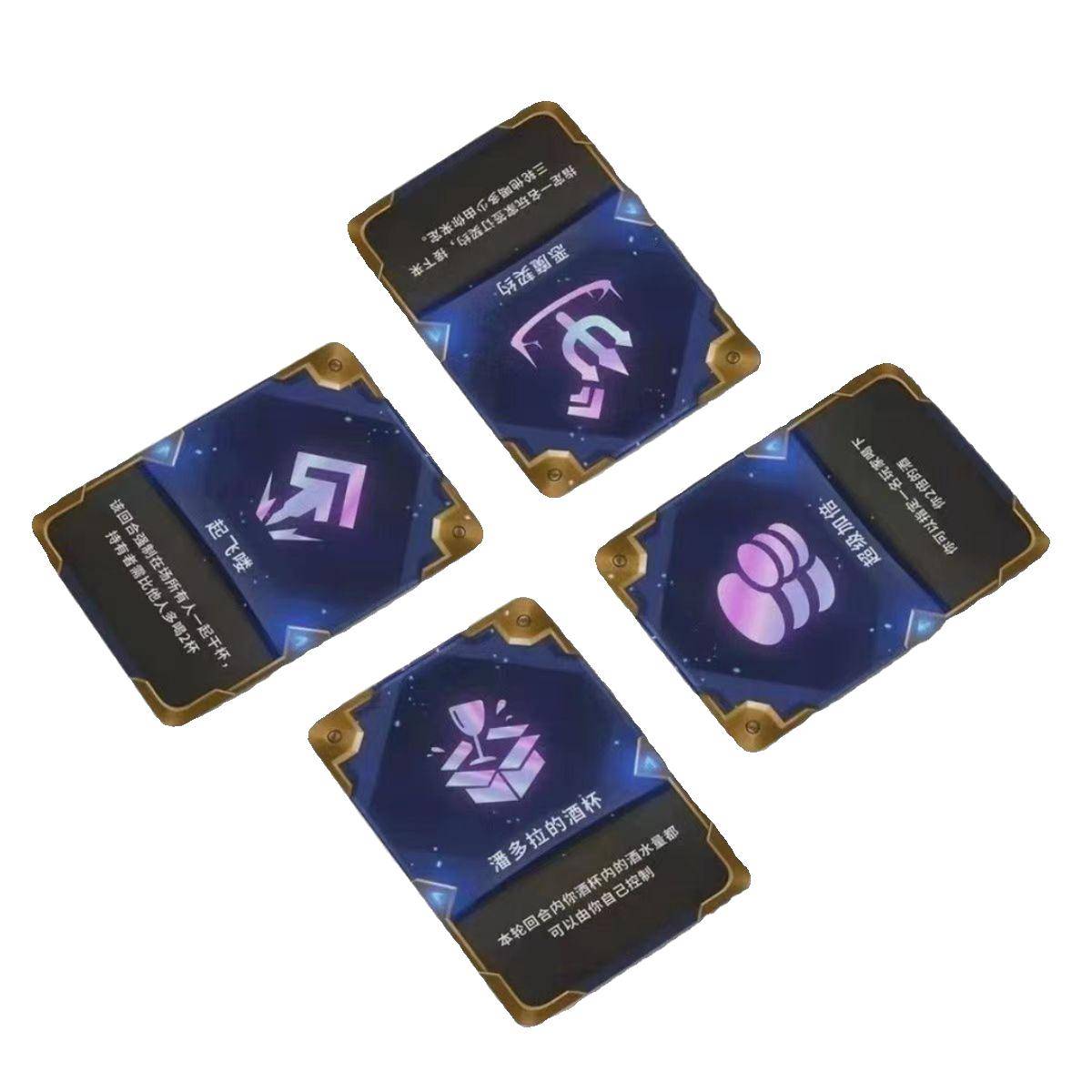 Drinking PVC waterproof gold shovel card chess and card game 54 Genting game Hailikz wine table poker card
