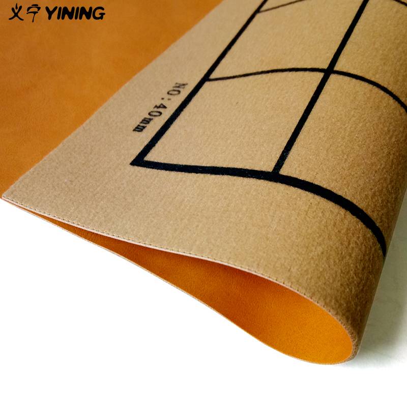 Thicked Chinese chess and Go board Student Wuzi Chessboard Leather Military Banner Flat Single Solo Soft Velvet Found