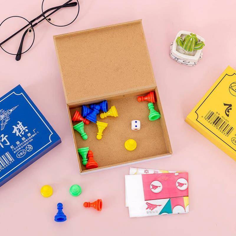 Double toy chess, old -fashioned player, Wuzi chess piece, Chinese desktop puzzle children's congress