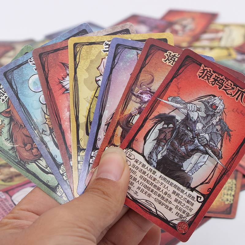 2023 Werewolf Killing Card Genuine Full Set Children Adult Leisure Party Brexit Board Boarded Calendar Classic Card