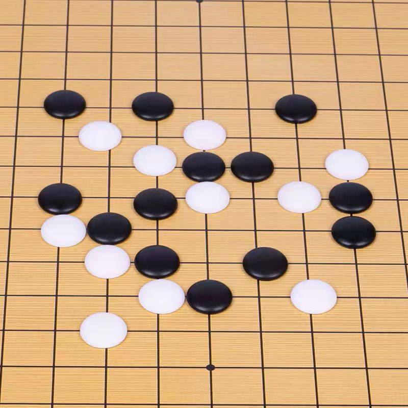 Standard Go Zizi imitation jade black and white child bulk mighty mighty martial amine children magnetic Gozie primary and secondary school students