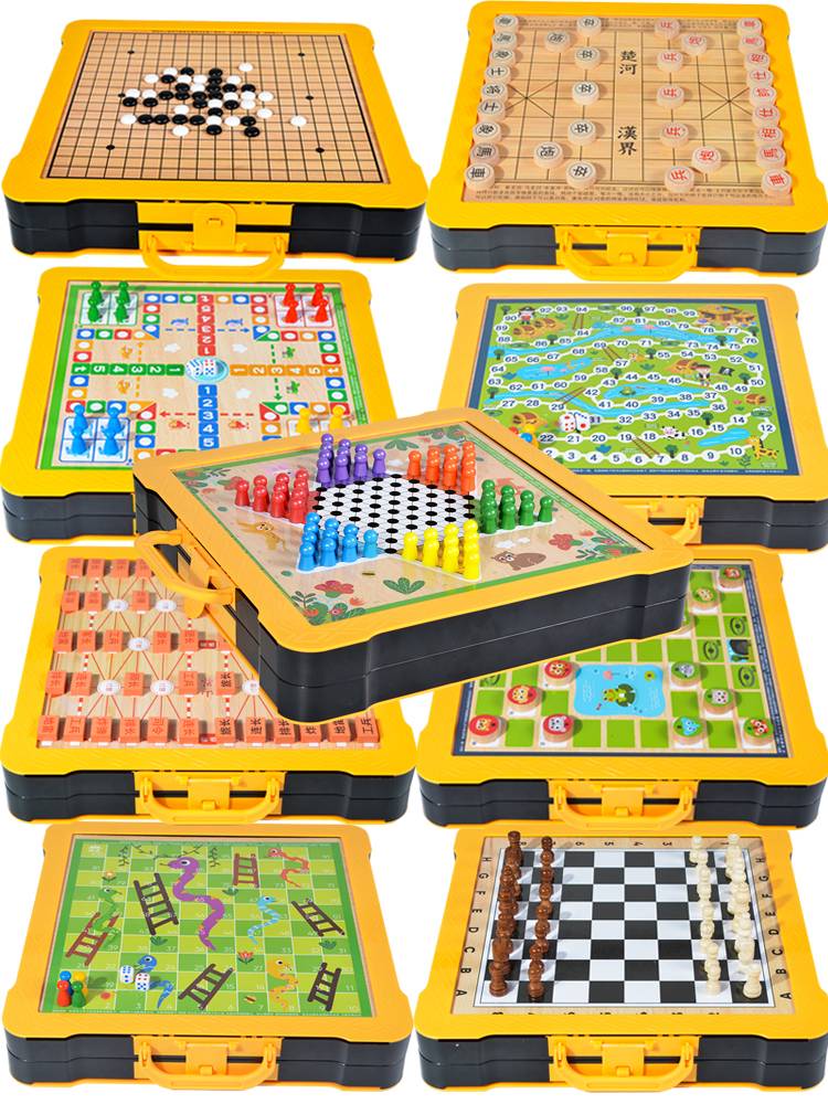 Flying chess, early learning for children, multi-purpose chess, hand-held toys for young children