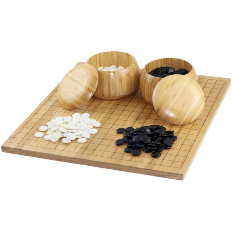 Go nineteenth roads, thirteen road double -sided chessboard, five -son chess sculptis matte amine competition, big chess pieces adult beginner students
