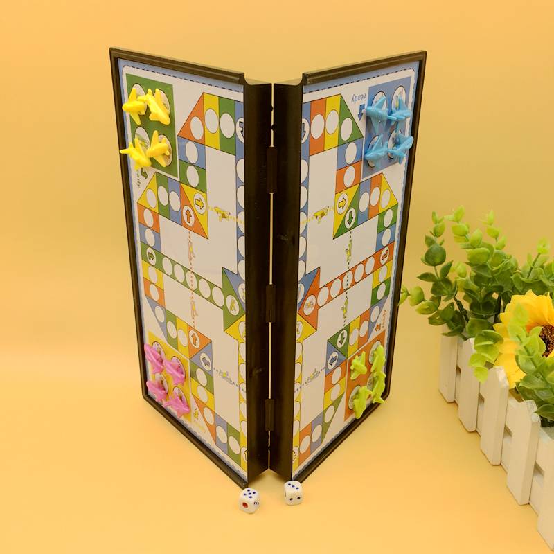  large magnet flight chess portable folding chessboard kindergarten children's intellectual magnetic magnetic flight game chess