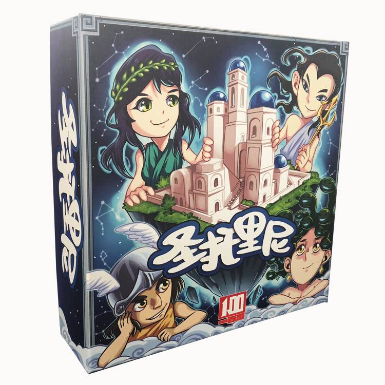 Santorini board game Chinese version two two people two couples battle leisure party card game chess and card