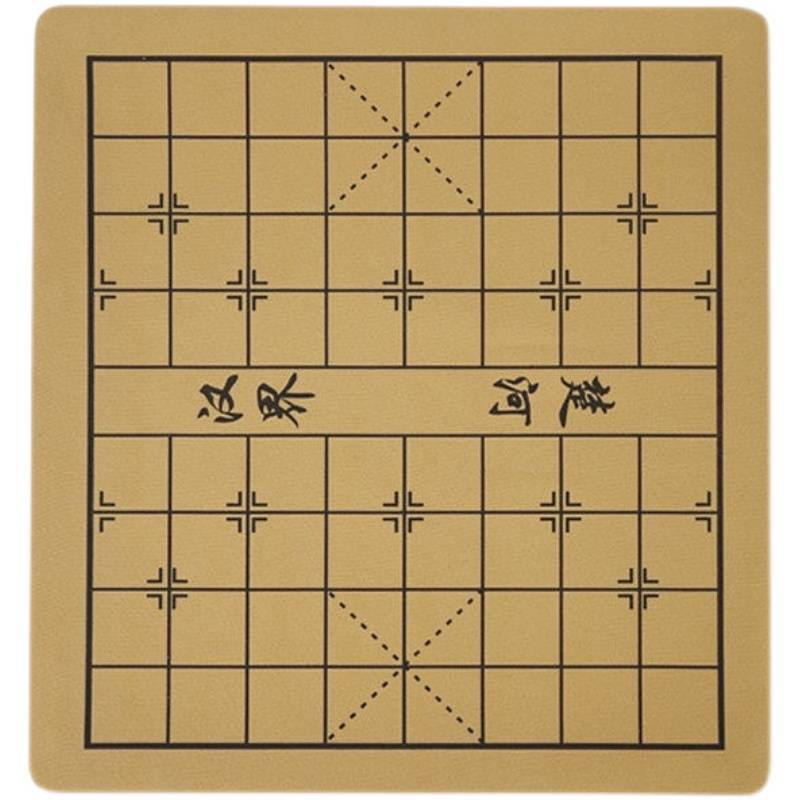 Chinese chess and Go leather thickened folding large PU face velvet