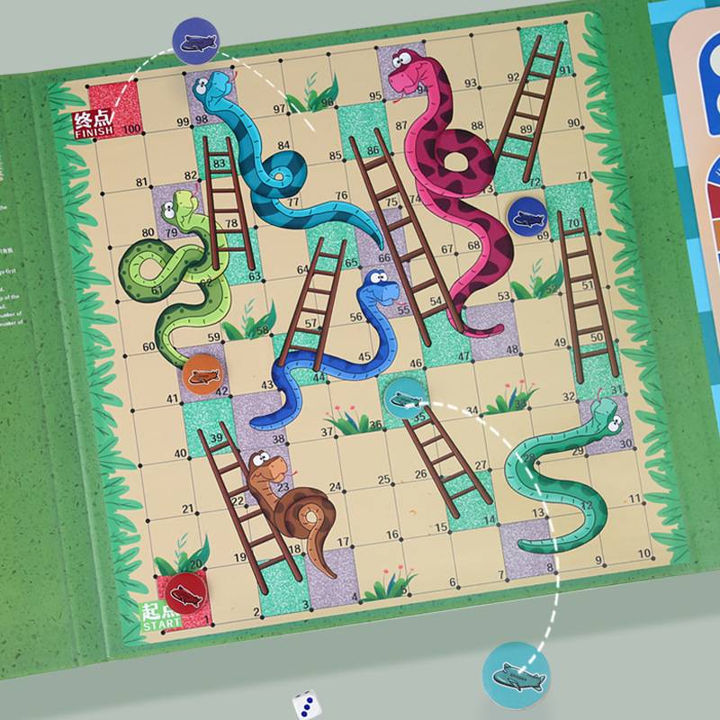 Magnetic multifunctional flying chess, fifth son chess children's puzzle toys chess, chess, one more chess and portable board game men