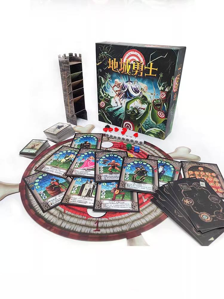 Dicheng Warriors board game card fancy dice 1-6 people team cooperation happy leisure party adventure game