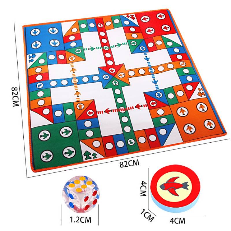 Large dice love apartment large waterproof family flying chess carpet game chess and toys children four games