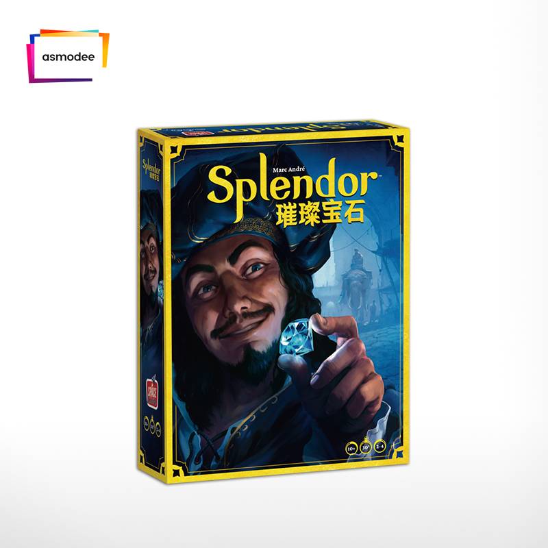 Genuine brilliant gemstone board game card splendor businessman adult adult multi -person leisure party game chess and card