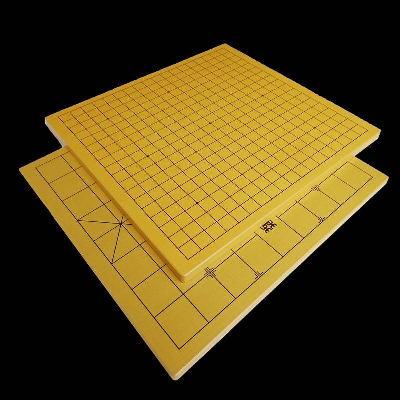Wooden Go Natural Nanzhu Chessboard Double -sided Five Son Kiches Chess Poor Wood 13/19 Waterproof Chessboard 