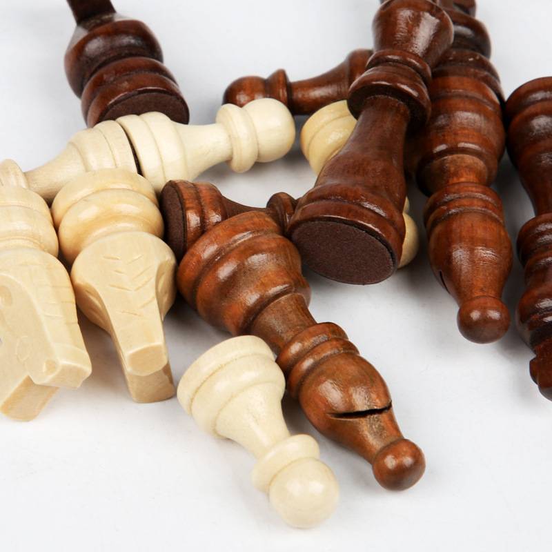 Cross-border wooden chess chess game folds chess chess chess game board toys