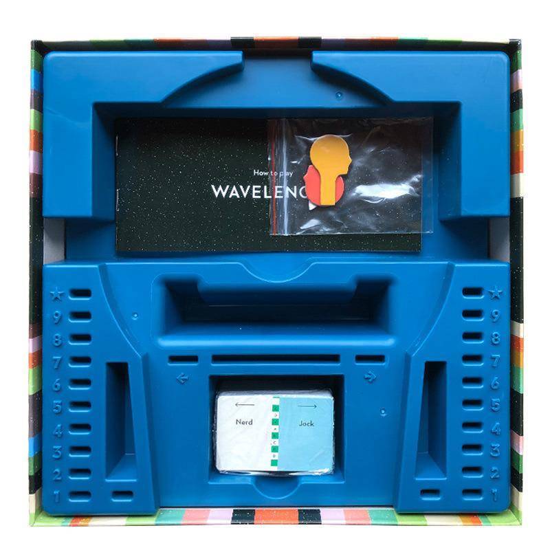 Hot -selling English board game Wavelength wavelength wavelength radio wave synchronous children's adult chess and card game