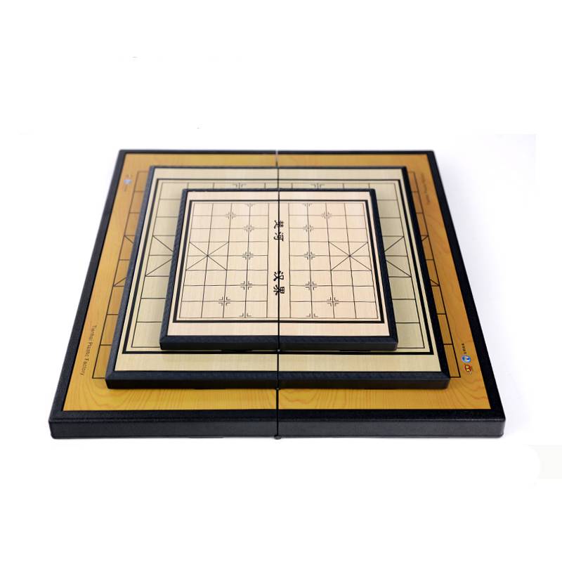 Large magnetic Chinese chess children's entry -level folding portable portable puzzle student junior first school five sons chess