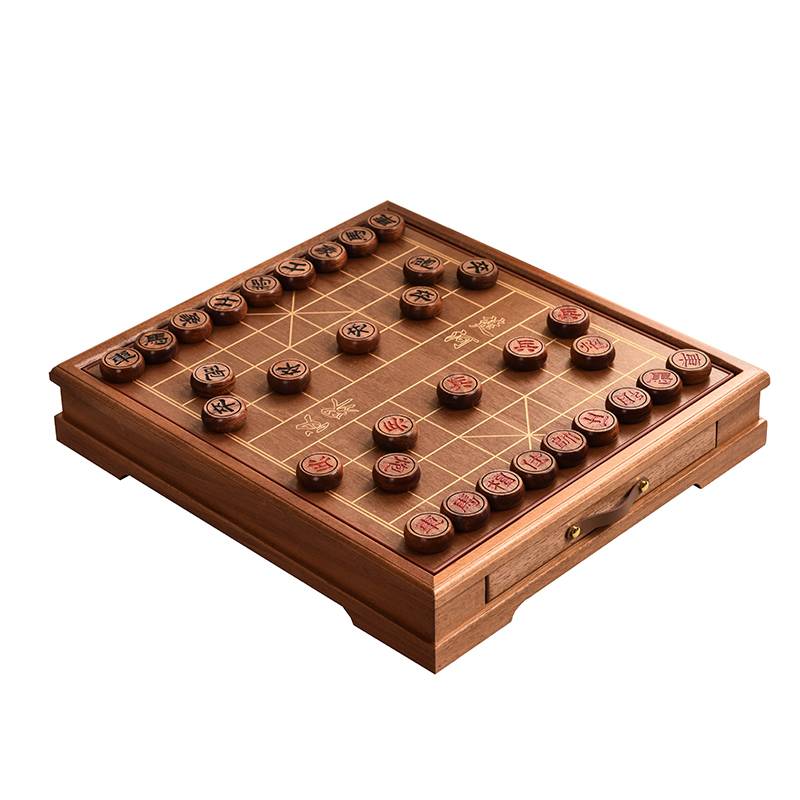 Chinese chess and Go double -sided chessboard chess pier five -son chess mahogany two -in -one chess, chess, Yunzi high -end children adult