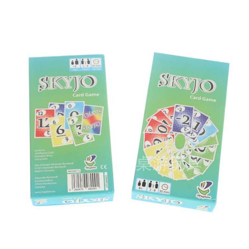 Spot English version of Skyjo Card Game Casual Party Board Board Chess toy Toy Cards Game