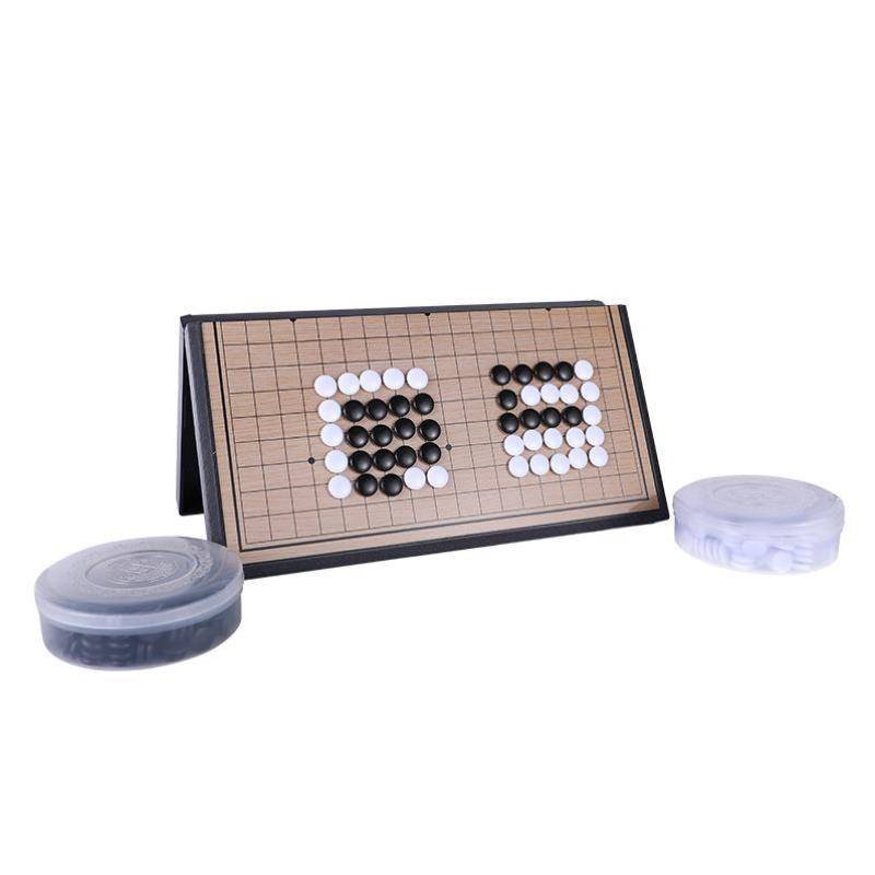 Desktop portable number portable elementary school students big interactive game Wuzi chess folding black and white play chess cards
