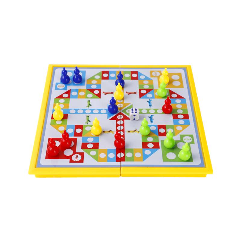 Children's flying chess magnetic folding chess fifth son and wisdom game chess kindergarten parent -child toy gift