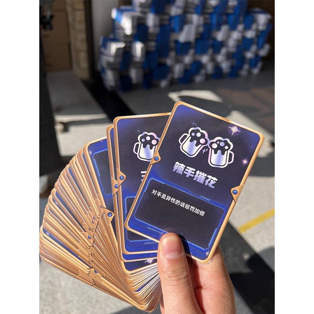 Drinking PVC waterproof gold shovel card chess and card game 54 Genting game Hailikz wine table poker card