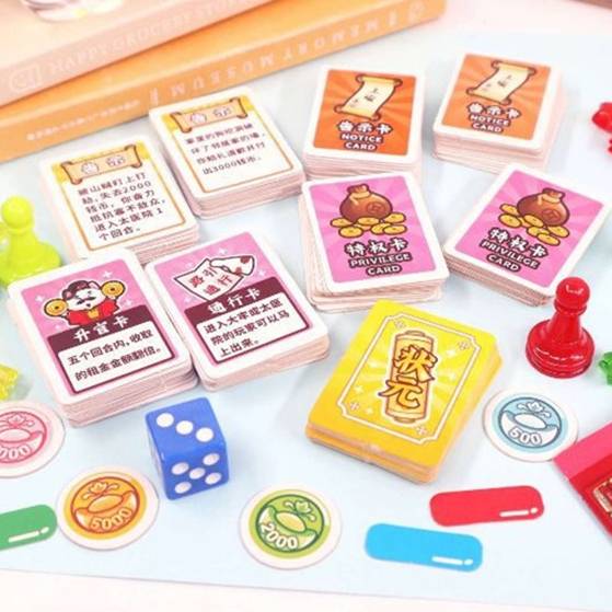 Dafu Meow Datang Shengshi Boat game card Puzzle children's intellectual toy chess and card parent -child interactive desktop game