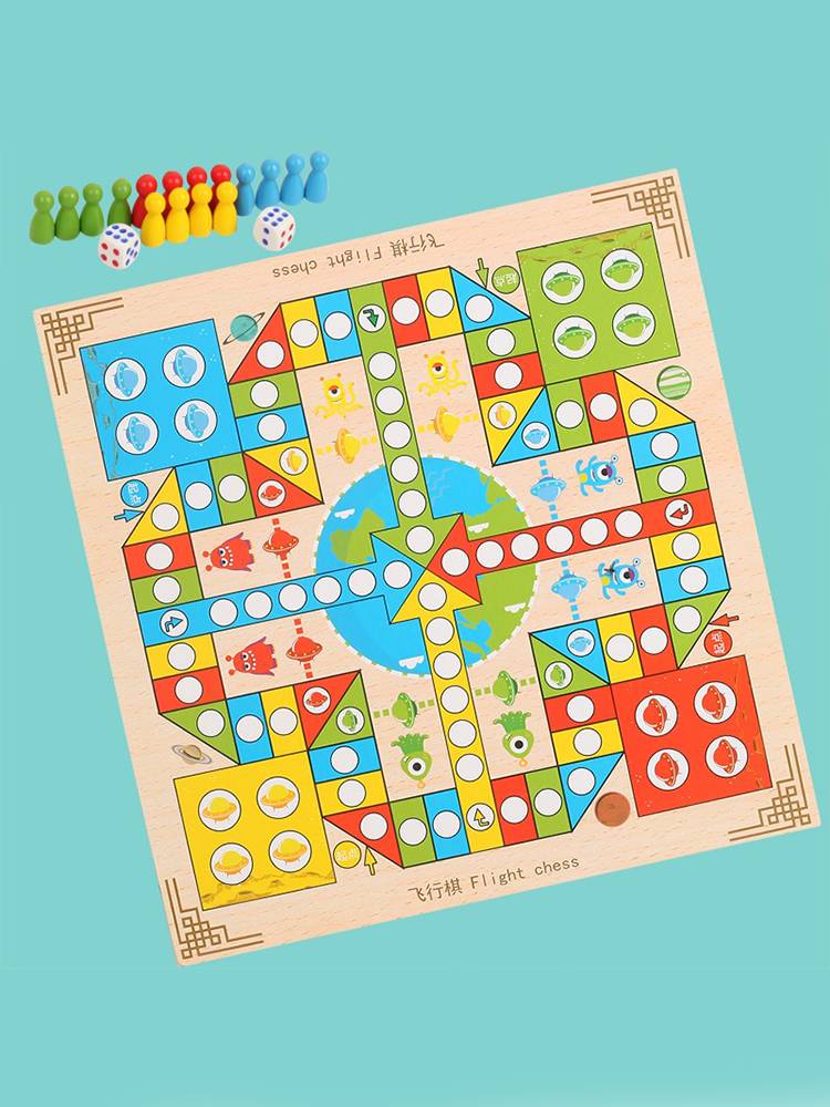Children's adventure chess breakthrough adventure riches game chess kindergarten flight chess treasure hunting chess puzzle toys