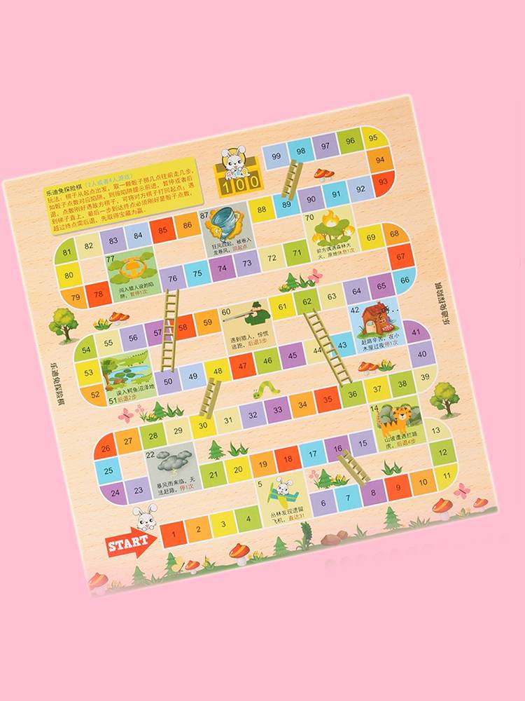 Children's adventure chess breakthrough adventure riches game chess kindergarten flight chess treasure hunting chess puzzle toys