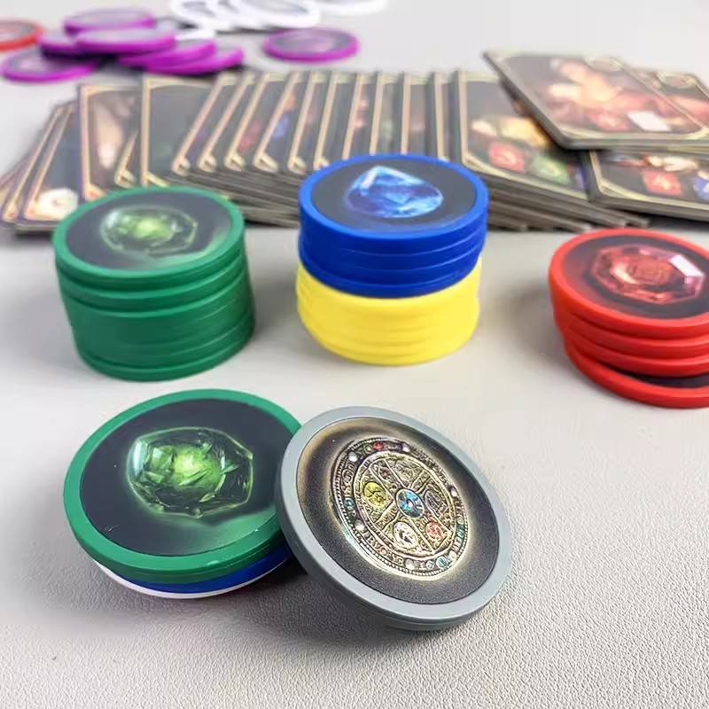 Collection gem chip version board game card classic classic 2-5 adult strategy gathering expansion simulation merchant game