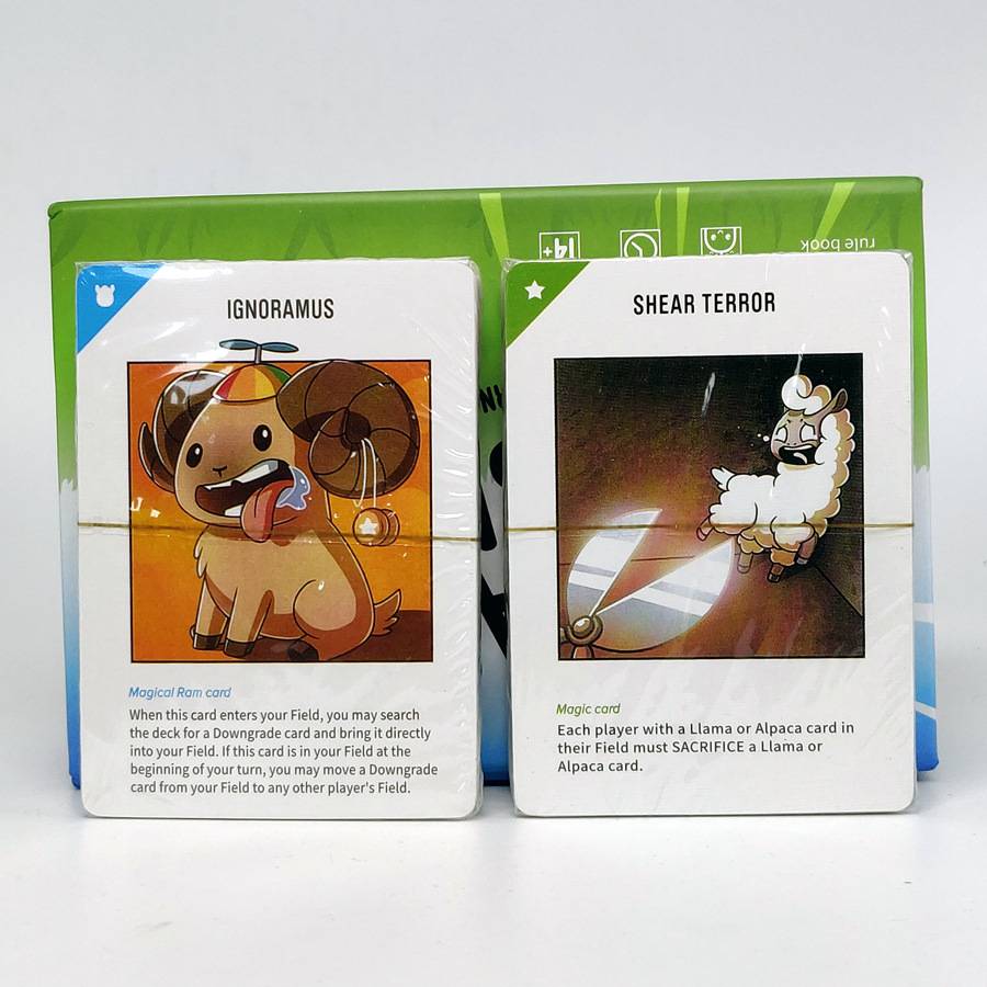 English desk game LLAMAS Unleashed Children Card Card Card Kobe Unstable Unicorns