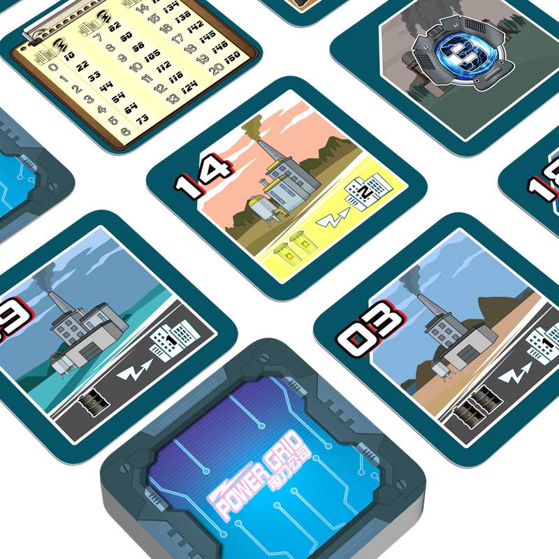 Electric power company board games and leisure party gaming card strategy to operate financial management multi -person puzzle entertainment