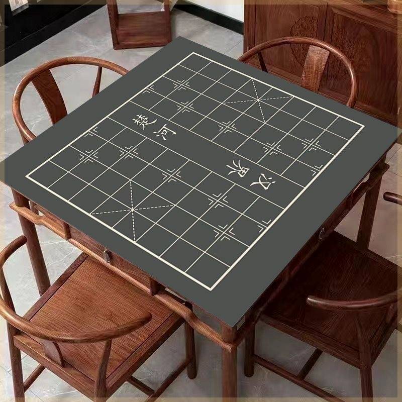 chess mat (deep gray) 80 x 80 cm (sliding) 8 cm inside