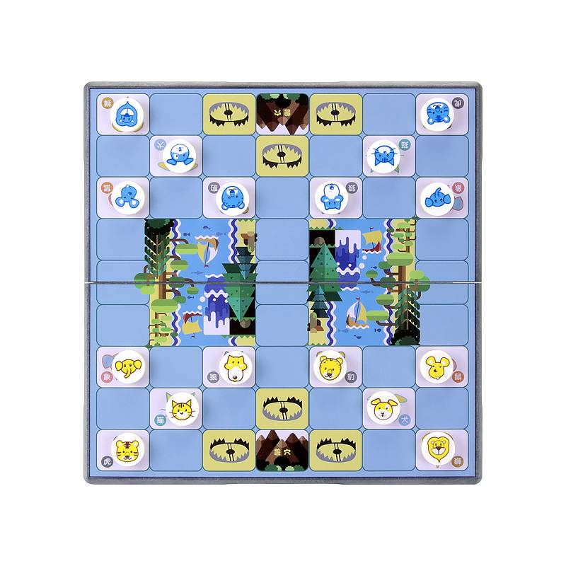 UB International Chess Go Flying Chess Play and Snake Castle Battle Beast Black and White Magnetic Intellectual Magnetic