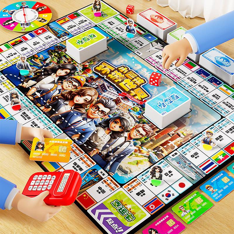 Genuine Dafu Weng Po: World Deluxe Edition Super Tour Chinese Children's Adult Version Classic Game Chess
