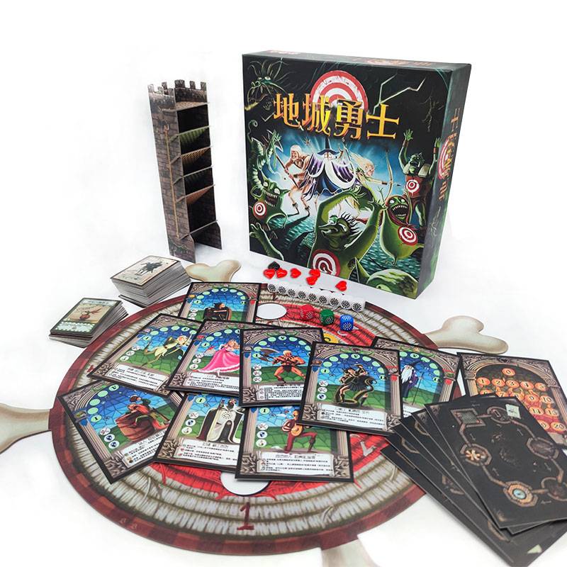 Dicheng Warriors board game card fancy dice 1-6 people team cooperation happy leisure party adventure game