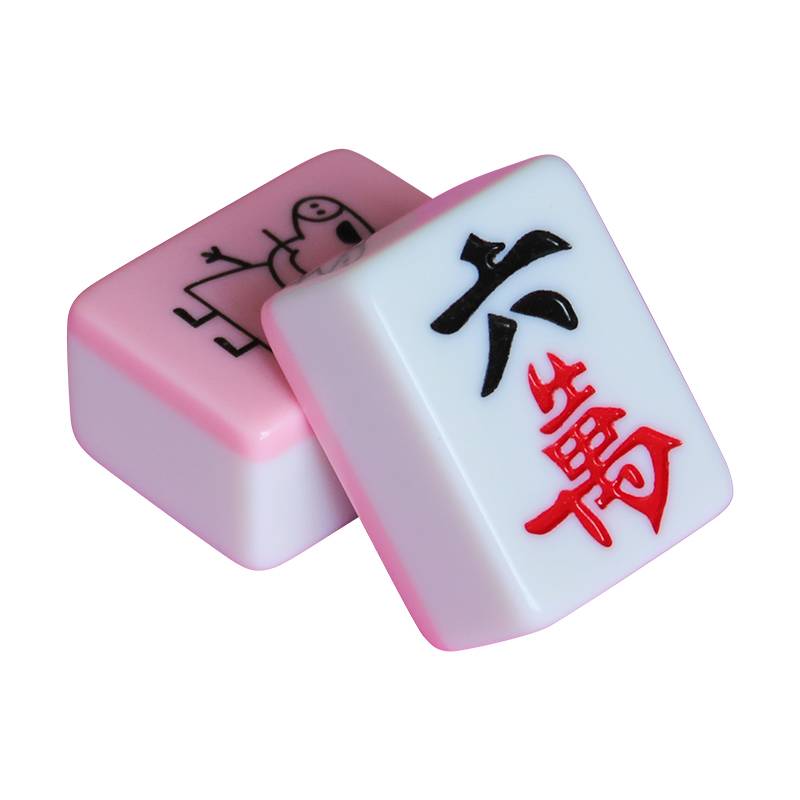 First -level cartoon brand Page Mahjong brand medium large piglets Douyin same model mahjong card hand rubbing mahjong