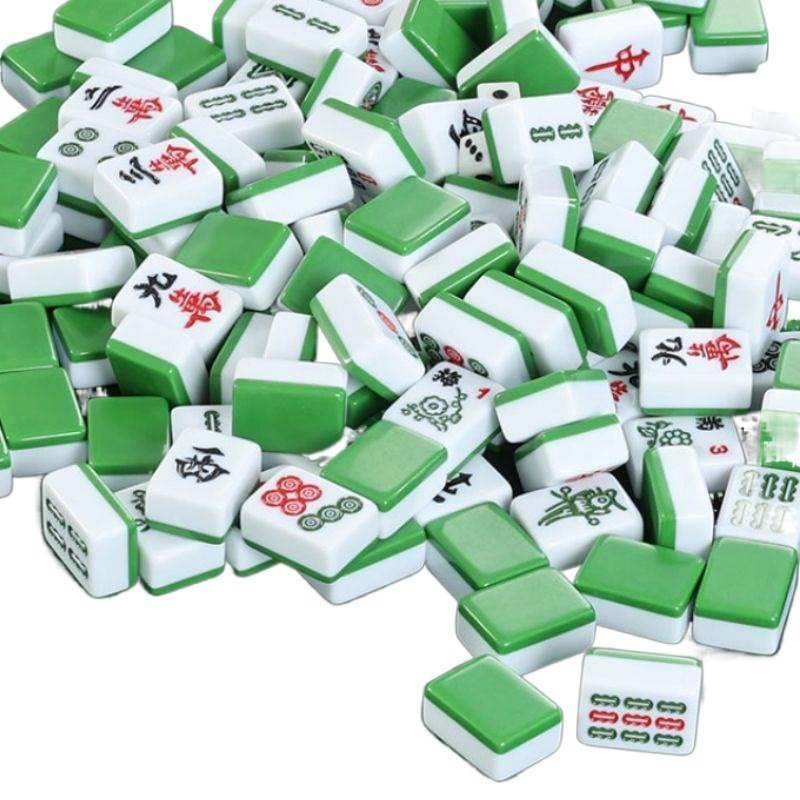 NLZ Outdoor Portable Mahjong Table Camping Folding Mahjong Set Hand -lifted Traveling Dormitory Furnishing Hands Rubbing Sparrow