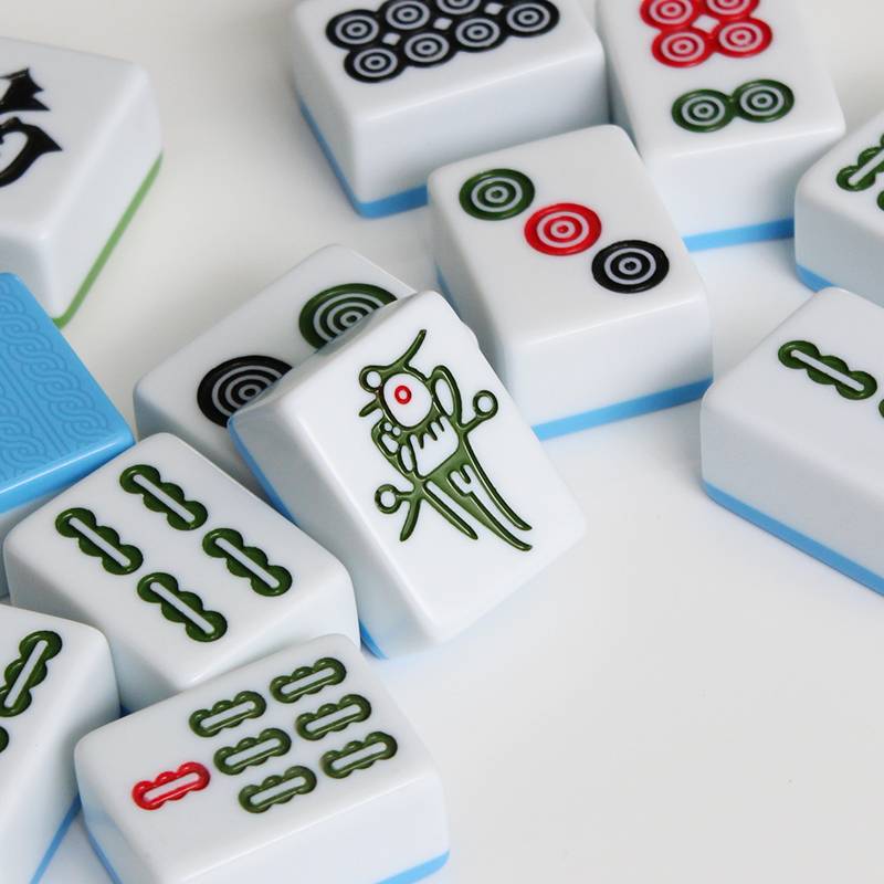 Warranty color jade fully automatic electric four -mouth machine mahjong machine magnetic card magnetic imitation jade color house 42 44 46