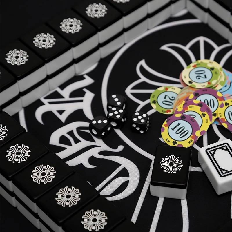 Cartoon Mahjong Furnishing Hand Hand Mahjong Brand Black Croxin Furniture with Mahjong Dormitory Tide Brand Mahjong custom machine