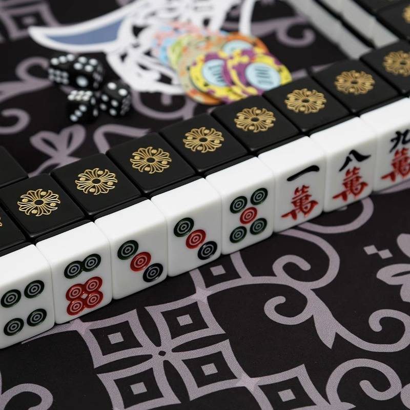 Cartoon Mahjong Furnishing Hand Hand Mahjong Brand Black Croxin Furniture with Mahjong Dormitory Tide Brand Mahjong custom machine