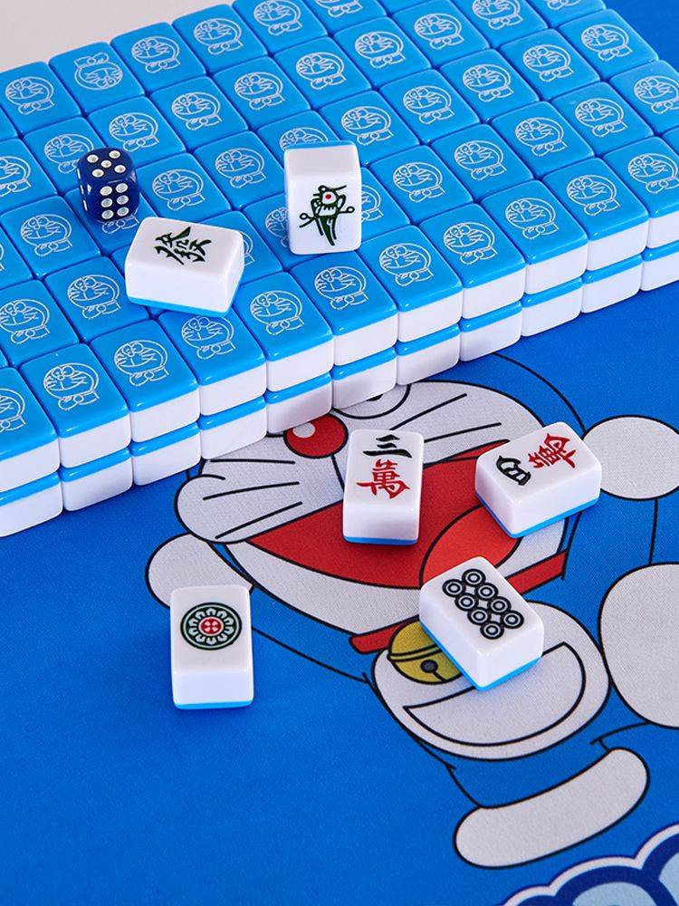 Travel dormitory Portable net red cute pocket trumpet mahjong dormitory home hand -rubbed cartoon mini mahjong