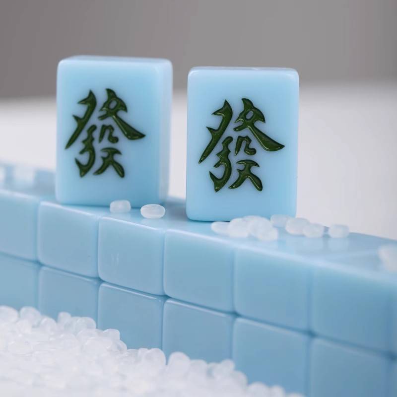 Travel Timmer Camping Mahjong Brand 30mm Outdoor Mahjong Hand Ripping 144 Travel Portable Folding Table Set