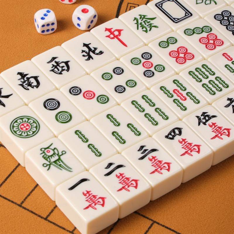 Spot Mahjong A brand rubbing the flawless monochrome 36mm40mm ivory color full set of large medium and small first level
