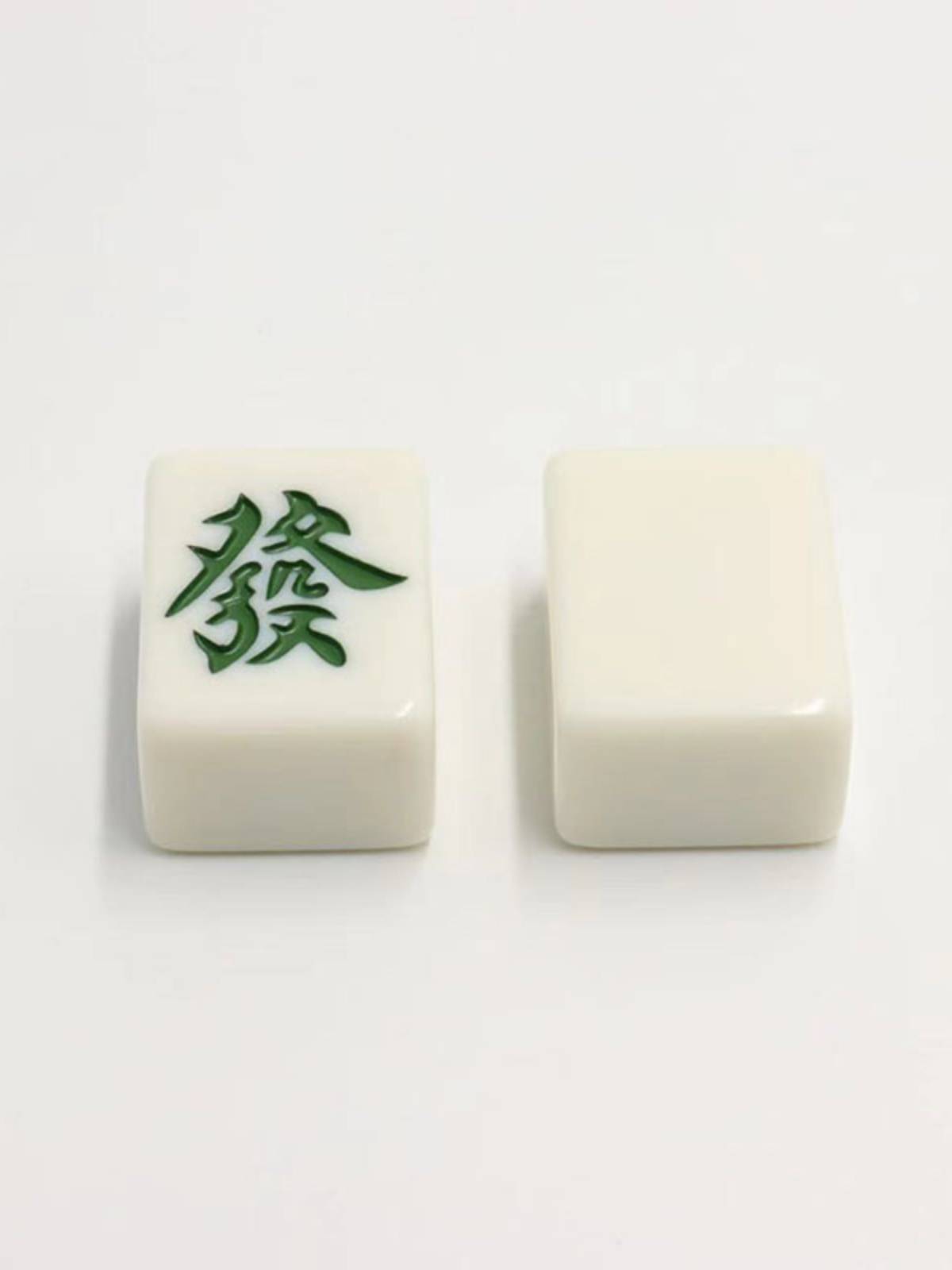 Furnishing hand -rubbed Mahjong single with a single one single one mahjong jade color mahjong brand red