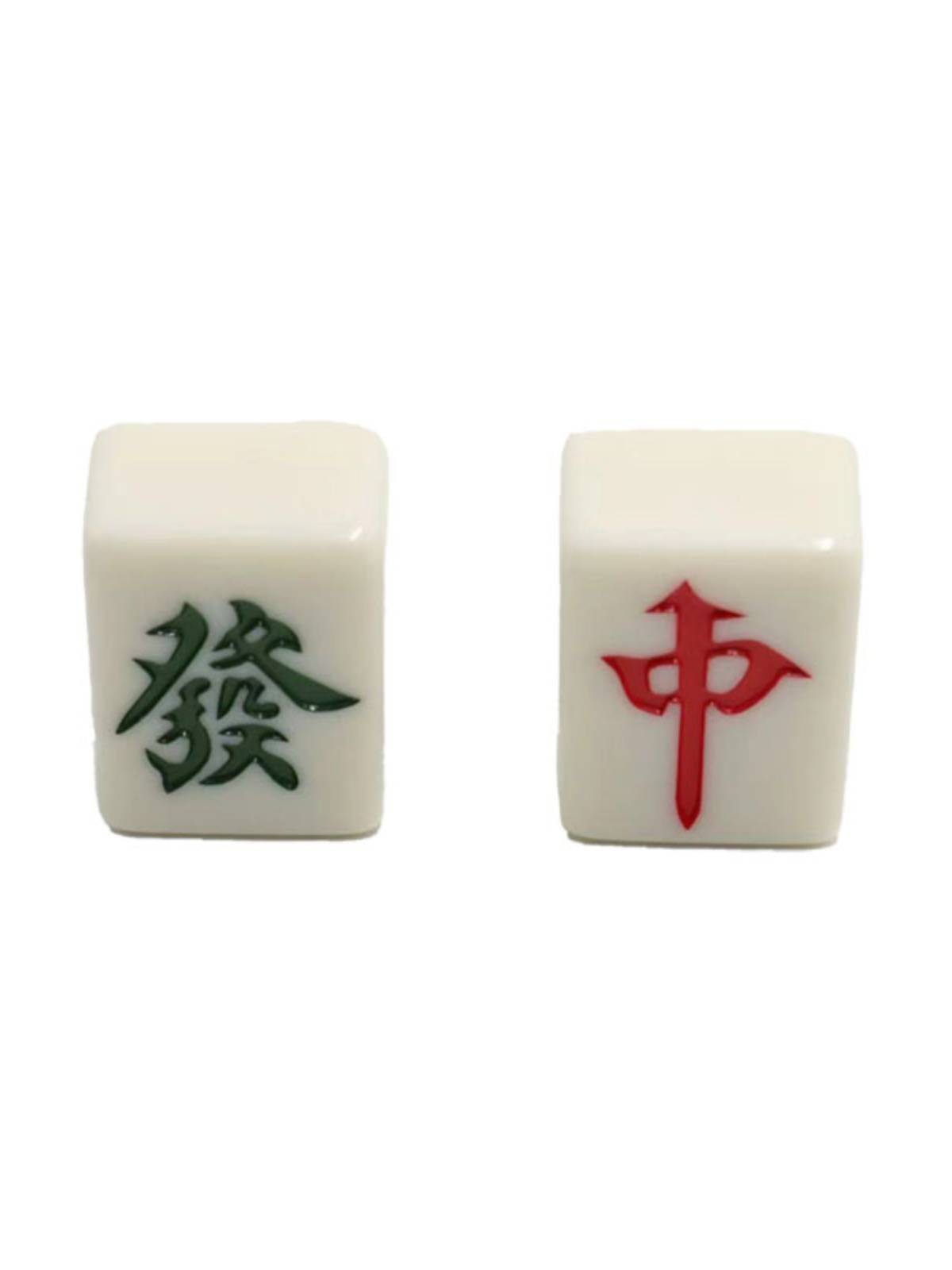 Furnishing hand -rubbed Mahjong single with a single one single one mahjong jade color mahjong brand red