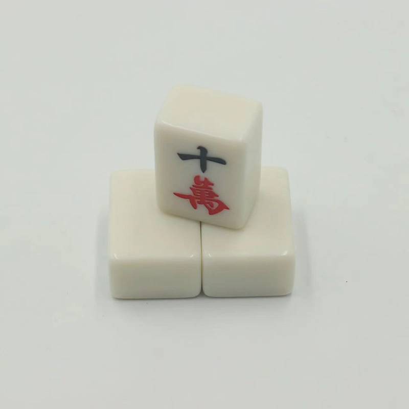 Furnishing hand -rubbed Mahjong single with a single one single mahjong jade color mahjong card 100,000