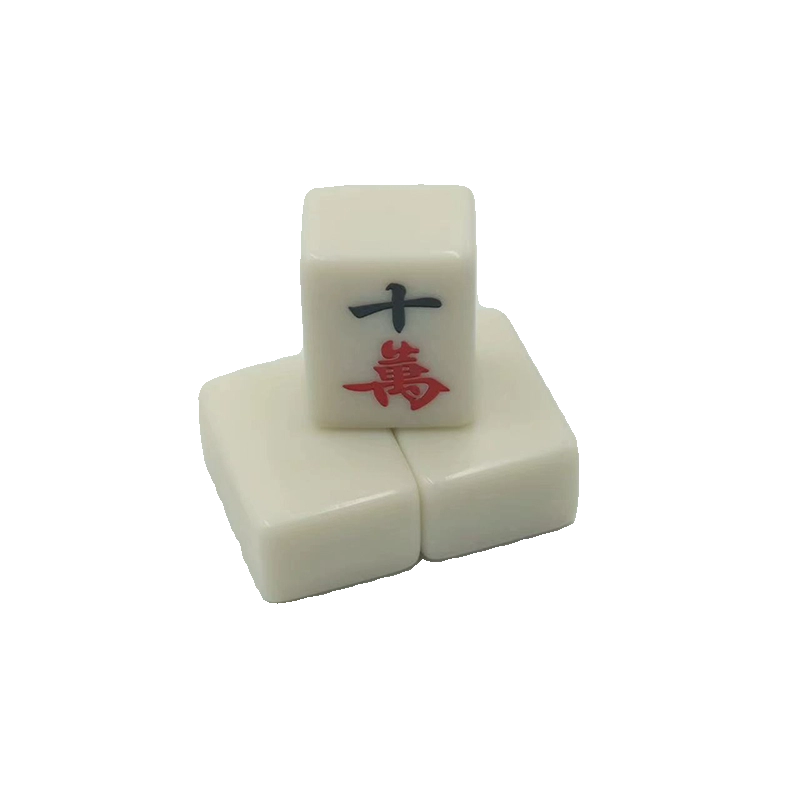 Furnishing hand -rubbed Mahjong single with a single one single mahjong jade color mahjong card 100,000