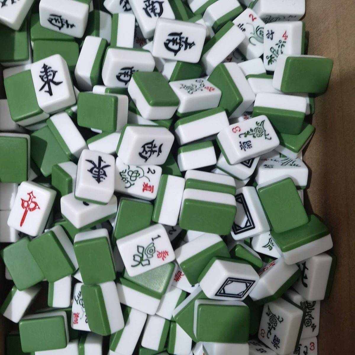 Treatment of special random mahjong mahjong brand mahjong toy blind box random household large and small building block toys