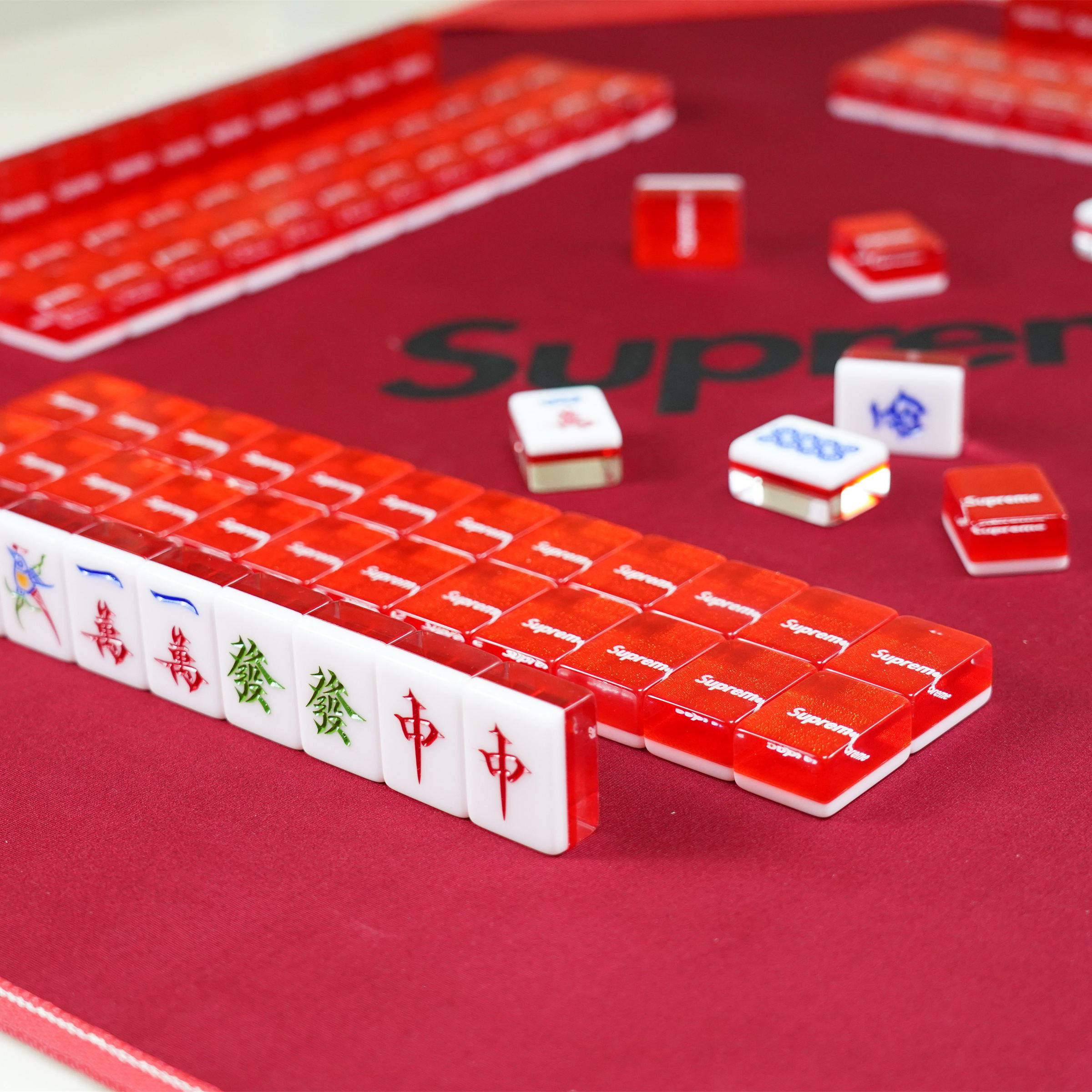 Dahong tide brand Yayli Crystal Mahjong brand Guangdong Mahjong 144 42mm House rubbing Mahjong brand